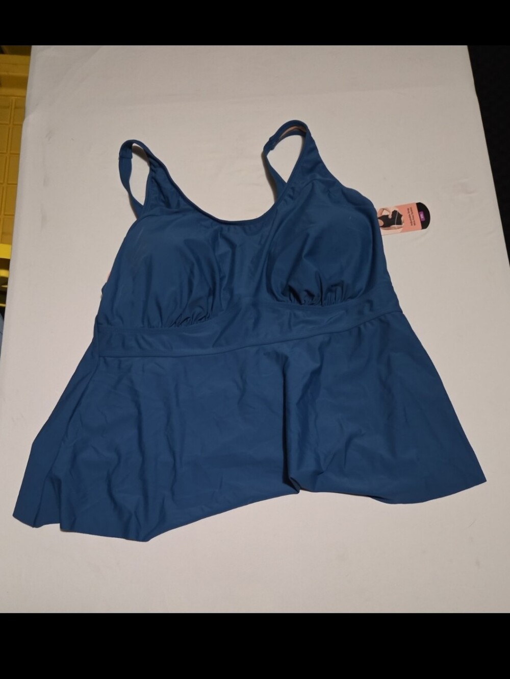 New shapermint women's 2X blue bathing suit top #21
